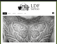 Tablet Screenshot of ldftattoo.com